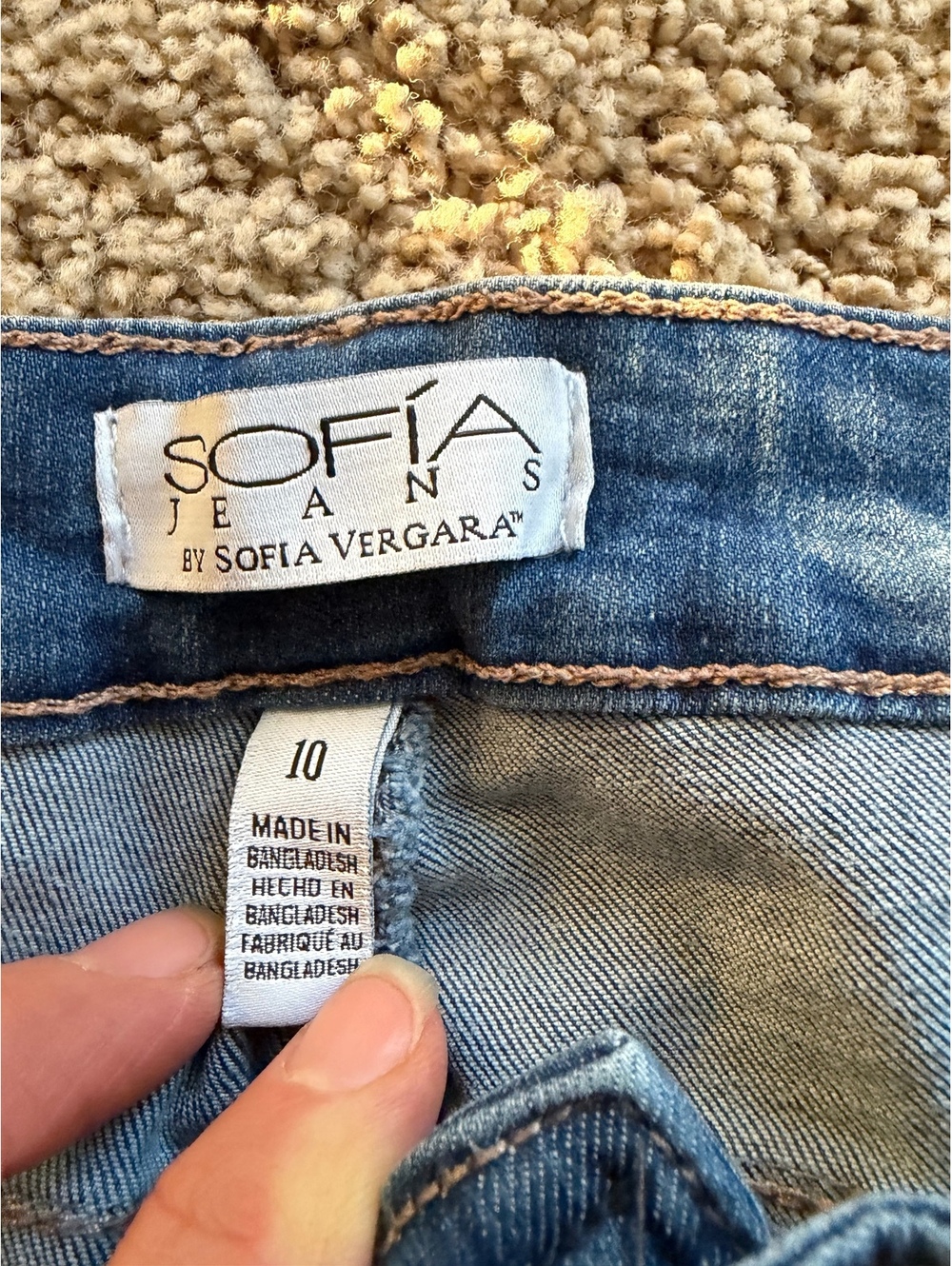 Sofia Jeans by Sofia Vergara Rosa Curvy High Rise Skinny Ankle Jeans Sz 10 - Picture 6 of 9